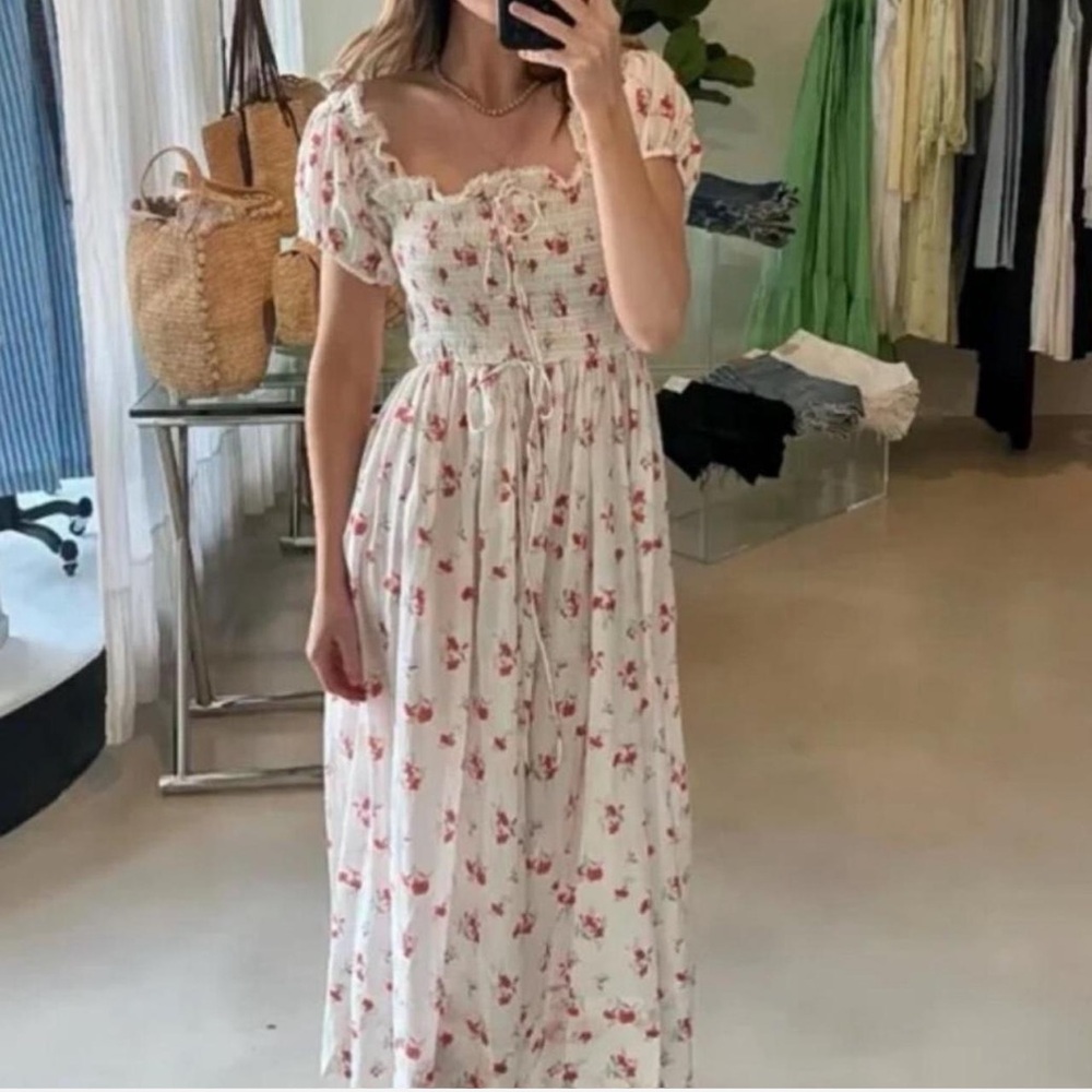 Doen Stanza Dress in Sweet Abelia